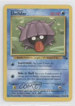 Shellder Pokemon Fossil #54 1999 0wp8 - Image 1