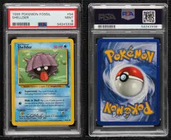 Shellder Pokemon Fossil PSA 9 MINT 1999 2f4 - Image 3