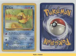 Psyduck Pokemon Fossil #53 1999 READ 2f4 - Image 3