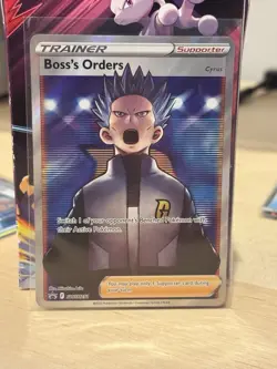Pokemon Boss's Orders Cyrus Full Art SWSH251 Black Star Promo NM/M - Image 2