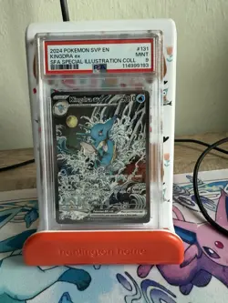 2024 POKEMON SVP EN-SV BLACK STAR PROMO #131 KINGDRA EX PSA 9 - Image 1