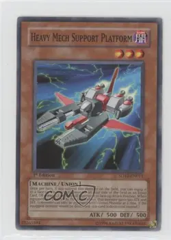 Heavy Mech Support Platform 1st Ed. YuGiOh Machine Re-Volt Structure Deck 00jz - Image 1