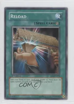 Reload 1st Ed. YuGiOh Fury From the Deep Structure Deck #SD4-EN022 2005 0a1 - Image 1