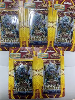 YUGIOH HIDDEN ARSENAL 2 1ST EDITION BLISTER PACK BRAND NEW LOT OF 5 BRAND NEW - Image 2