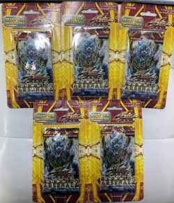 YUGIOH HIDDEN ARSENAL 2 1ST EDITION BLISTER PACK BRAND NEW LOT OF 5 BRAND NEW - Image 1