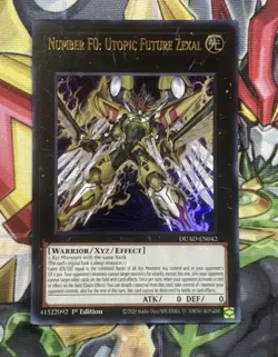 Yugioh Number F0: Utopic Future Zexal Ultra Rare DUAD - Image 1