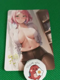 Sakura haruno Goddess Anime Waifu Girl Holo Card - Image 2