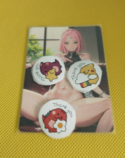Sakura haruno Goddess Anime Waifu Girl Holo Card - Image 2