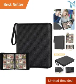 9 Pocket Card Binder PU Leather Waterproof Collector Album for MTG TCG Sports - Image 1