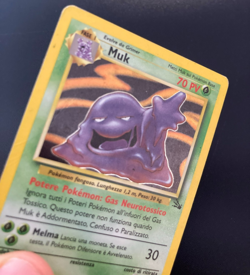 Pokemon Card Muk 13/62 Fossil ITA italiano played PL vintage - Image 3