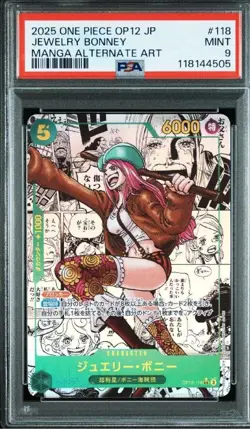 [PSA9] One Piece Card Game Jewelry Bonney Comic Parallel Japan Exclusive - Image 1