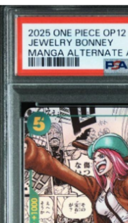 [PSA9] One Piece Card Game Jewelry Bonney Comic Parallel Japan Exclusive - Image 3