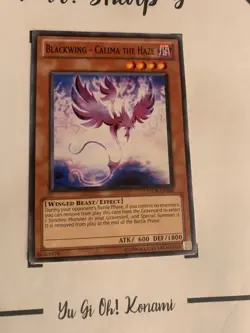 BLACKWING - CALIMA THE HAZE - STOR-EN009 ENGLISH Yu-Gi-Oh! CARD COMMON KONAMI - Image 4