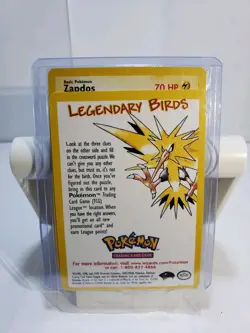 Zapdos Pokemon Movie Promo Card #23 Sealed 1999 Black Star Vintage Original - Image 1
