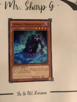 UMBRAL HORROR GHOUL -1st EDITION JOTL-EN012 ENGLISH Yu-Gi-Oh! CARD COMMON KONAMI - Image 3