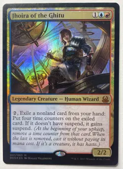 Jhoira of the Ghitu #1 (Foil) (NM) Mind vs Might DDS Magic MTG 2017 - Image 1