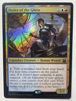 Jhoira of the Ghitu #1 (Foil) (NM) Mind vs Might DDS Magic MTG 2017 - Image 3