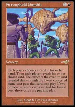 Stronghold Gambit - Medium Play MTG Nemesis - Image 1