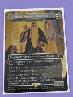MTG: LOTR: Theoden, Strength Restored - Kenrith, the Returned King Foil #0515 NM - Image 1