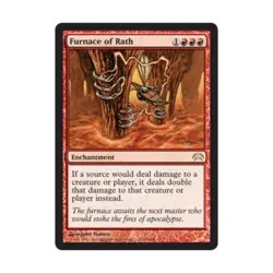 WOTC MtG Planechase Furnace of Rath (R) EX - Image 1