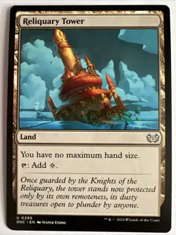 MTG - RELIQUARY TOWER - Duskmourn Commander (U) - Image 1