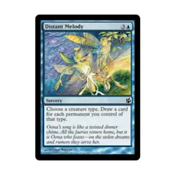 WOTC MtG Morningtide Distant Melody (C) (Foil) EX - Image 1
