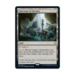 WOTC MtG Commander 2019 Sanctum of Eternity (R) NM - Image 1