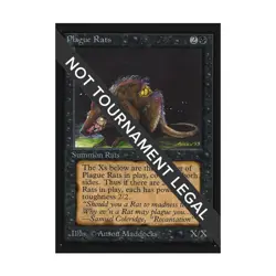 WOTC MtG International Ed. Plague Rats (C) NM - Image 1