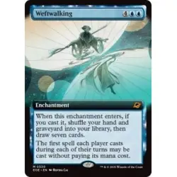 WEFTWALKING (EXTENDED ART) Edge Of Eternities EOE Magic MTG MINT CARD - Image 1