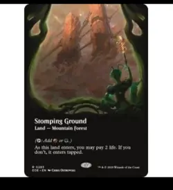 PRESALE STOMPING GROUND (283) (BORDERLESS) Edge Of Eternities EOE Magic MTG CARD - Image 1