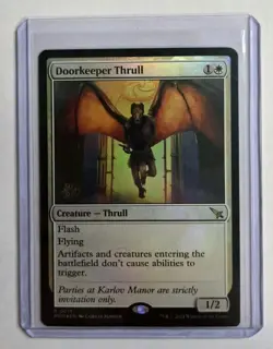 MTG Doorkeeper Thrull -Foil Promos: Prerelease Cards NM - Image 1