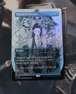 Visions Of Beyond (Rainbow Foil) - Peach Momoko Secret Lair - MTG - Image 1