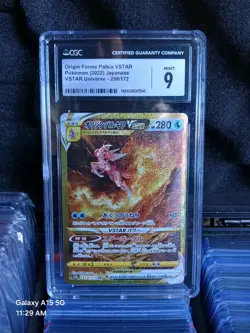 CGC 9 Origin Forme Palkia Vstar 2022 Pokemon Card 259/172 Vstar Japanese - Image 1