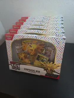 Pokemon TCG Scarlet & Violet 151 Zapdos EX Collection Box NEW SEALED Lot of 6 - Image 1