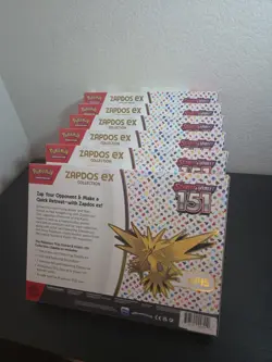 Pokemon TCG Scarlet & Violet 151 Zapdos EX Collection Box NEW SEALED Lot of 6 - Image 3