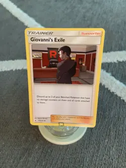 Giovanni's Exile 174/214 - NM SM Unbroken Bonds - Pokemon 2019 TCG Card - Image 1