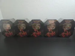 Pokemon TCG Crown Zenith Tin Lot of 5 Galarian Zapdos Factory Sealed Brand New - Image 1