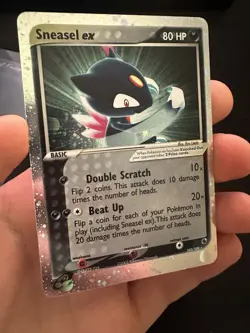 Pokemon Card Ruby and Sapphire : SNEASEL EX 103/109 - LP - Image 2