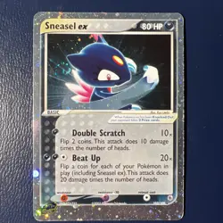 Pokemon Card Ruby and Sapphire : SNEASEL EX 103/109 - LP - Image 7