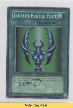 Javelin Beetle Pact YuGiOh Premium Pack 1 #PP01-EN012 2007 READ 0j6 - Image 1