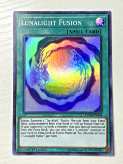 Yugioh! Lunalight Fusion LED4-EN048 Super Rare 1st Edition Near Mint Yu-Gi-Oh! - Image 1