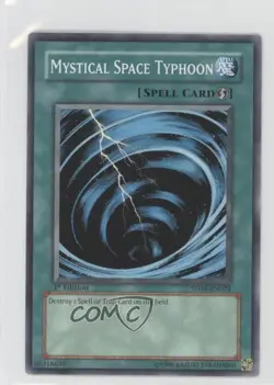 Mystical Space Typhoon 1st Ed. YuGiOh Machine Re-Volt Structure Deck 2007 gl9 - Image 1