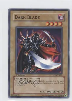 Dark Blade 1st Ed. YuGiOh Warrior's Triumph Structure Deck #SD5-EN003 2005 fm0 - Image 1