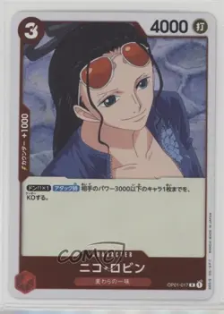 2022 One Piece Card Game: Romance Dawn OP01 Japanese R Nico Robin #OP01-017 0y59 - Image 1