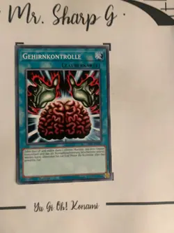 GEHIRNKONTROLLE - 1. AUFLAGE LED7-DE047 DEUTSCH Yu-Gi-Oh! CARD COMMON KONAMI - Image 2