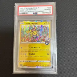 [Used] PSA 10 Shibuya's Pikachu 002/S-P Pokemon Center Promo Pokemon Card JP - Image 1