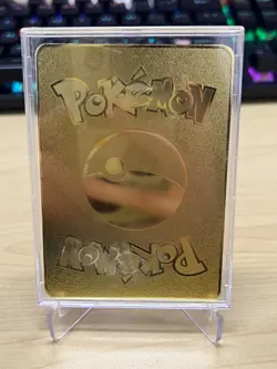 Mewtwo & Mew GX Rainbow Gold Metal Pokemon Card Collectible Gift/Display - Image 2