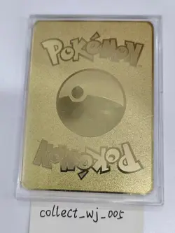 Mewtwo & Mew GX Rainbow Gold Metal Pokemon Card Collectible Gift/Display - Image 4