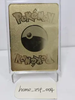 Charmander I Choose You Love Gold Metal Pokemon Card Collectible/Gift/Display - Image 2