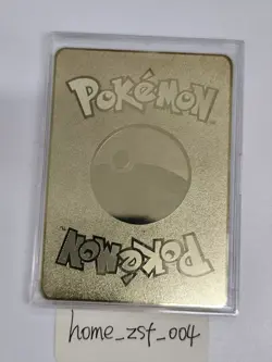 Charizard VMAX Purple Gold Metal Pokemon Card Collectible/Gift/Display - Image 4